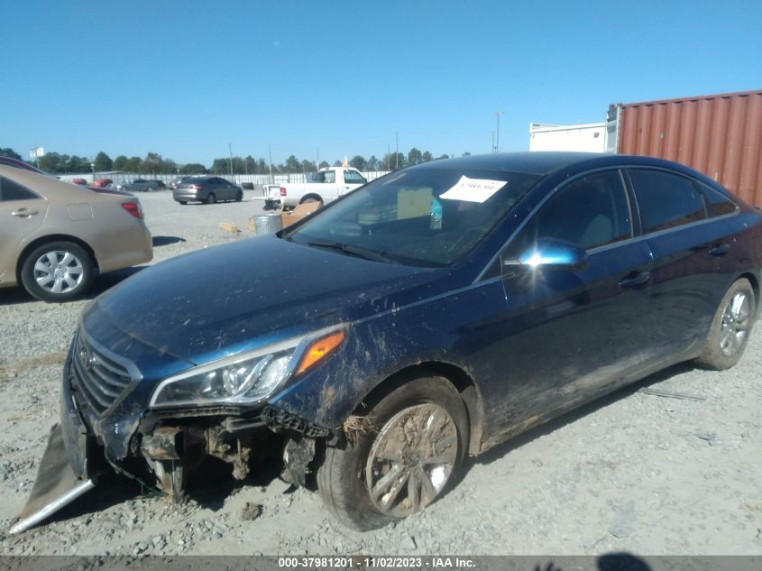 2016 Hyundai Sonata 2.4L Se VIN: 5NPE24AF3GH348897 Lot: 37981201