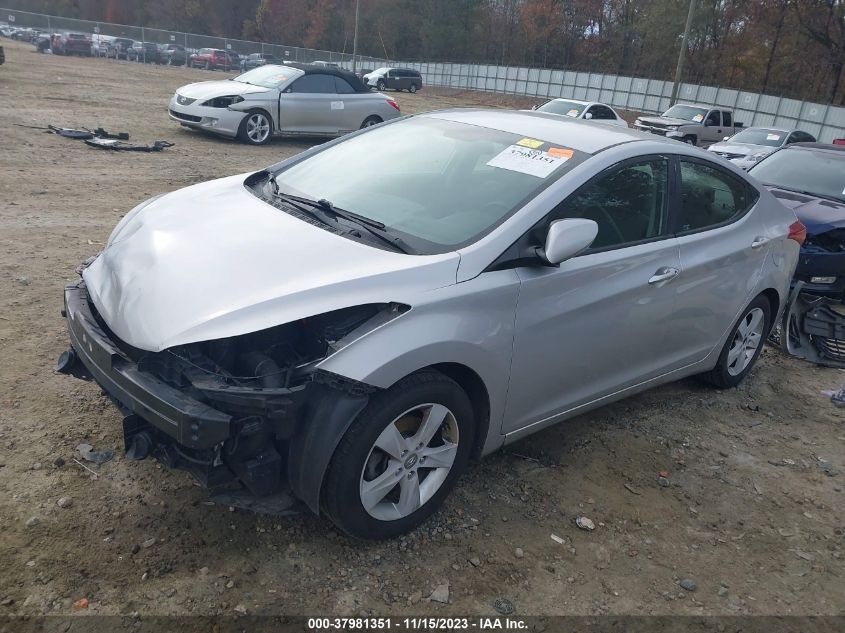 2013 Hyundai Elantra Gls (Ulsan Plant) VIN: KMHDH4AE8DU826908 Lot: 37981351