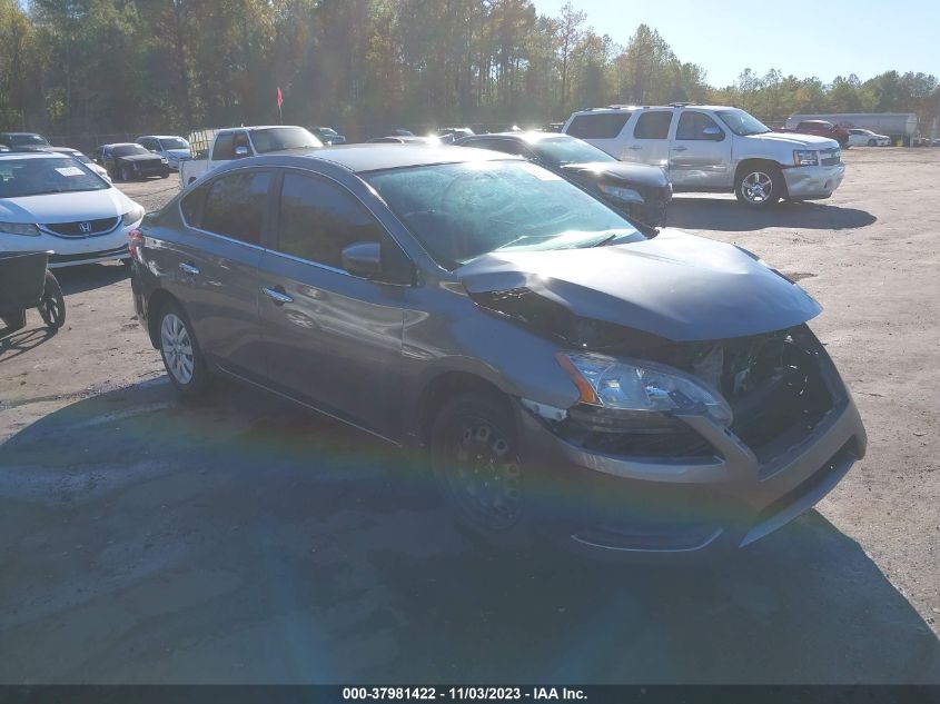 2015 Nissan Sentra Sv VIN: 3N1AB7AP2FY334910 Lot: 37981422