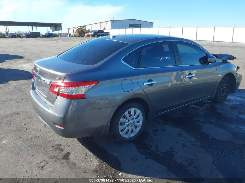 2015 Nissan Sentra Sv VIN: 3N1AB7AP2FY334910 Lot: 37981422