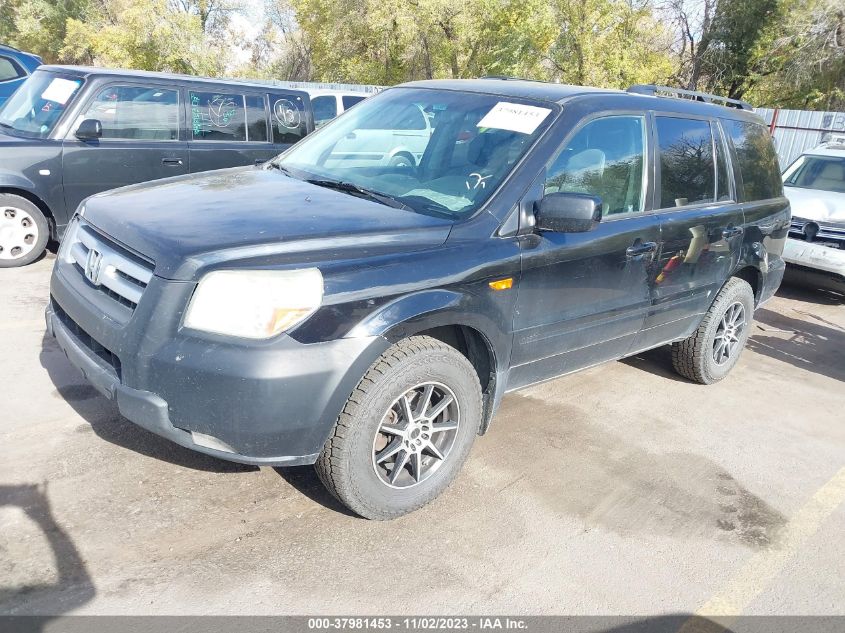 2006 Honda Pilot Ex VIN: 5FNYF18406B015719 Lot: 37981453