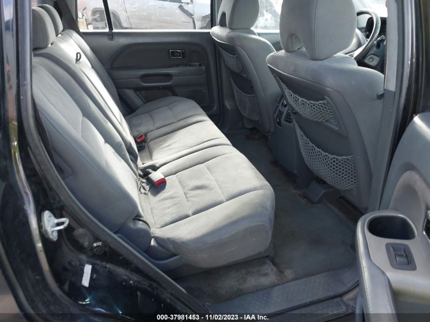 2006 Honda Pilot Ex VIN: 5FNYF18406B015719 Lot: 37981453