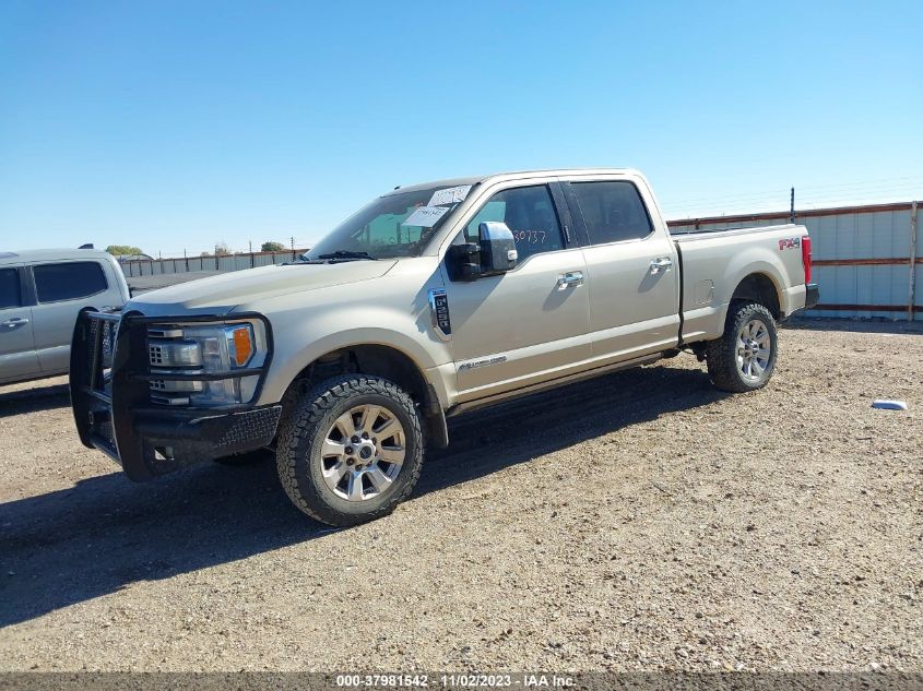 2017 Ford Super Duty F-250 Srw Lariat/Platinum VIN: 1FT7W2BT8HED25719 Lot: 37981542