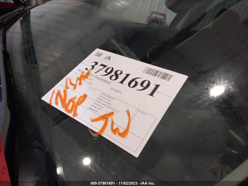 2012 GMC Acadia Sle VIN: 1GKKRPED9CJ396614 Lot: 37981691