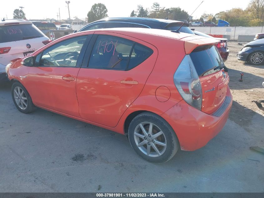 JTDKDTB37C1019505 2012 Toyota Prius C Three