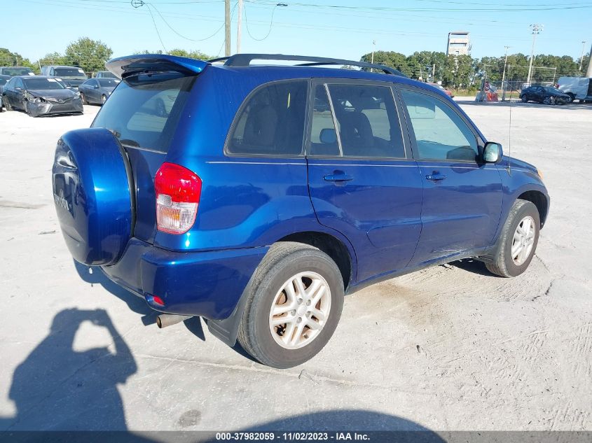 2003 Toyota Rav4 VIN: JTEGH20V030099773 Lot: 37982059