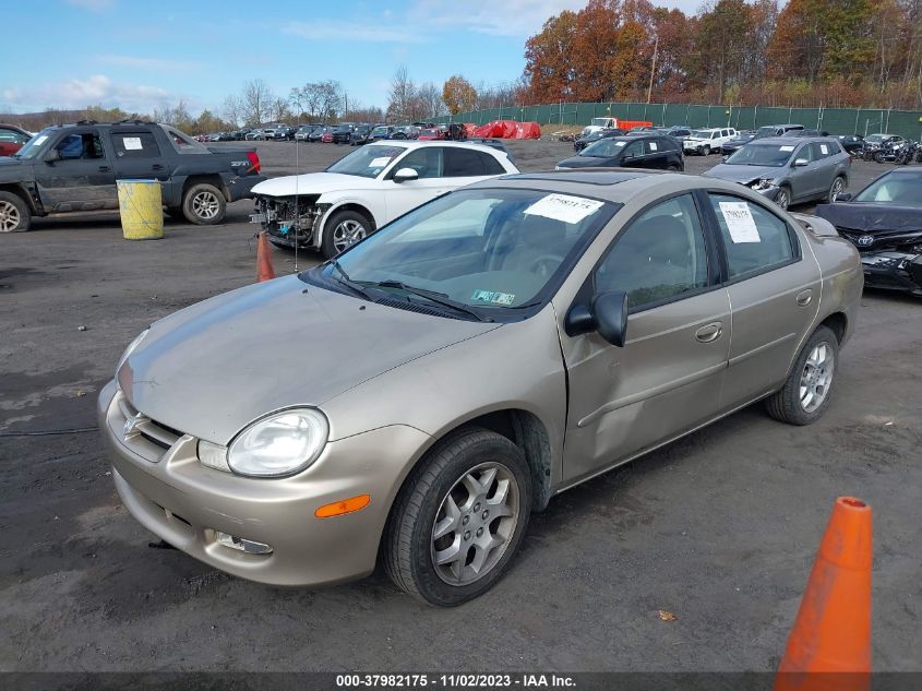 2002 Dodge Neon Sxt VIN: 1B3ES56C32D541135 Lot: 37982175