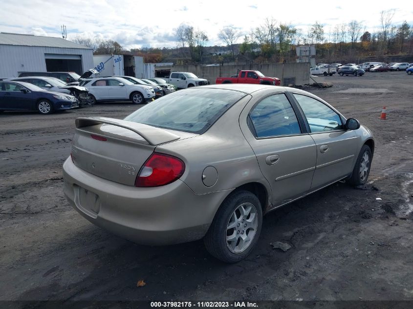 2002 Dodge Neon Sxt VIN: 1B3ES56C32D541135 Lot: 37982175