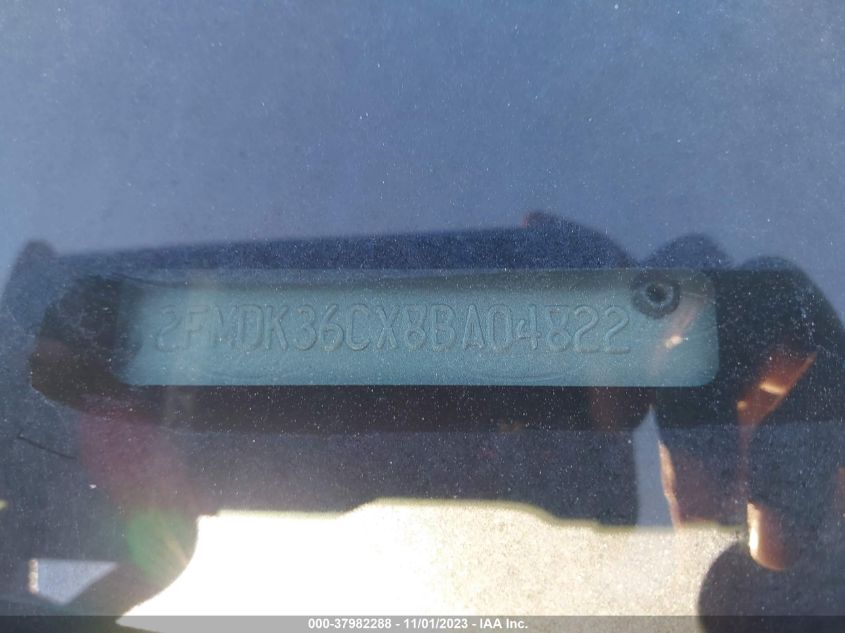 2008 Ford Edge Se VIN: 2FMDK36CX8BA04822 Lot: 37982288