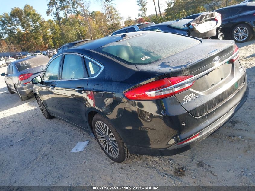 2017 Ford Fusion Se VIN: 3FA6P0HDXHR107703 Lot: 37982453