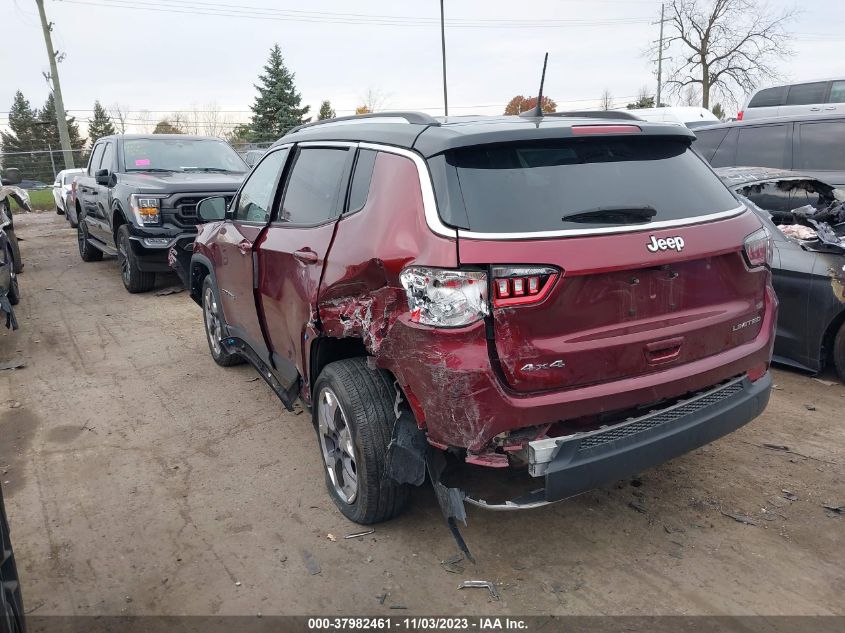 2020 Jeep Compass Limited 4X4 VIN: 3C4NJDCB5LT233502 Lot: 37982461