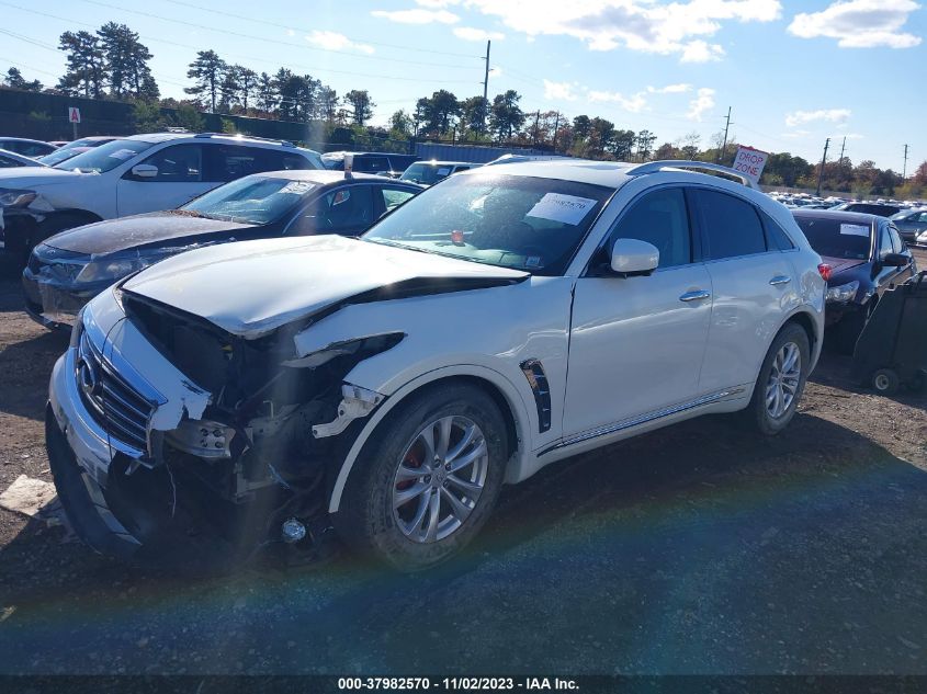 2016 Infiniti Qx70 VIN: JN8CS1MW4GM400386 Lot: 37982570