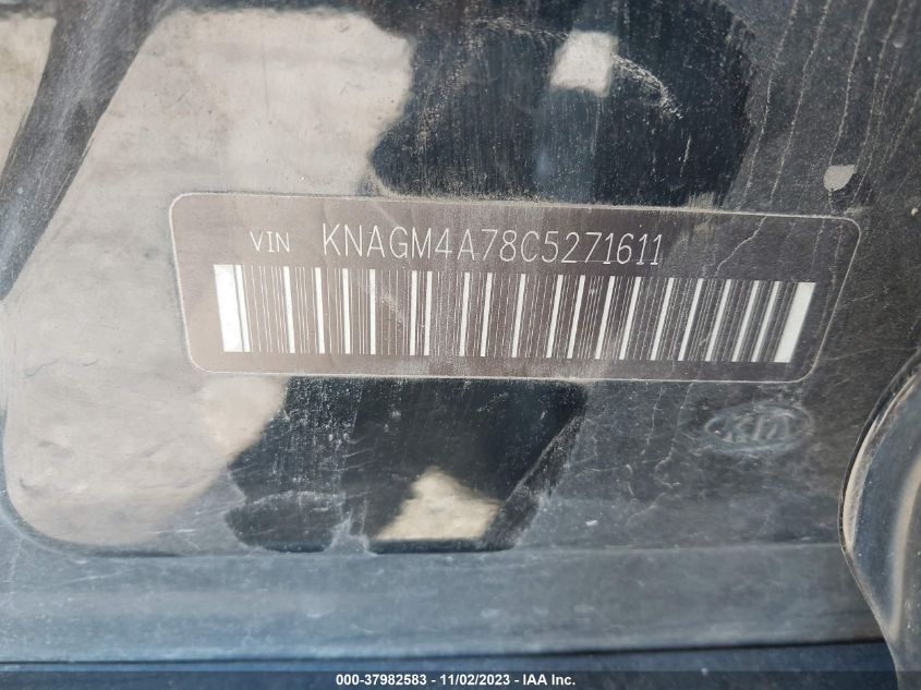 2012 Kia Optima Lx VIN: SHSRD78853U151199 Lot: 37982583