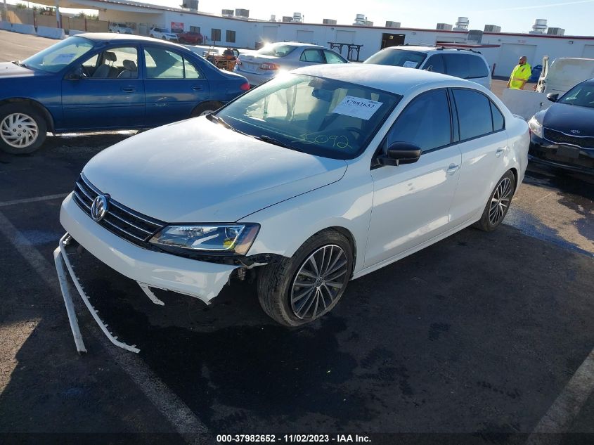 2016 Volkswagen Jetta 1.8T Sport VIN: 3VWD17AJ0GM345533 Lot: 37982652