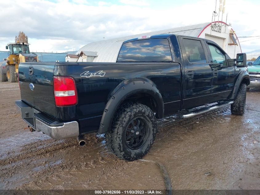 2008 Ford F-150 Xlt/Fx4/Lariat VIN: 1FTPW14V18FC36318 Lot: 37982656