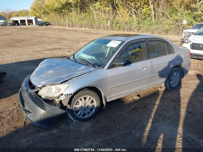 2005 Honda Civic Sdn Lx VIN: 1HGES16535L020386 Lot: 37982724