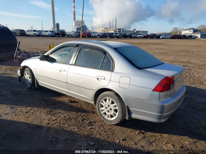 2005 Honda Civic Sdn Lx VIN: 1HGES16535L020386 Lot: 37982724