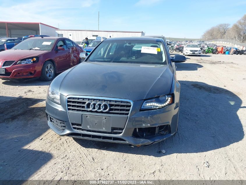 2011 Audi A4 2.0T Premium VIN: WAUFFAFL2BA103799 Lot: 37982737