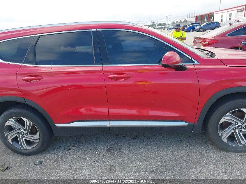 2021 Hyundai Santa Fe Sel VIN: 5NMS24AJ5MH337173 Lot: 37982944