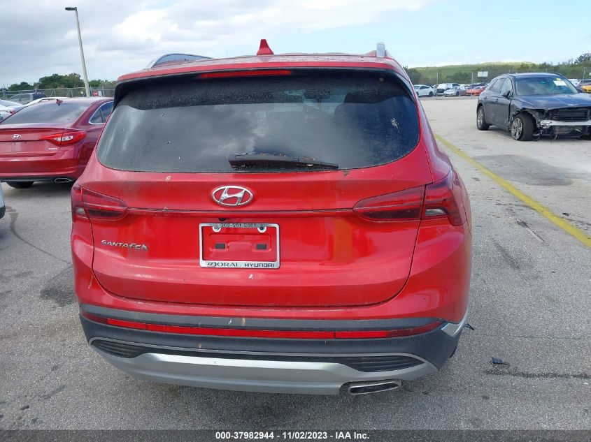 2021 Hyundai Santa Fe Sel VIN: 5NMS24AJ5MH337173 Lot: 37982944