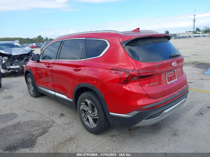 2021 Hyundai Santa Fe Sel VIN: 5NMS24AJ5MH337173 Lot: 37982944