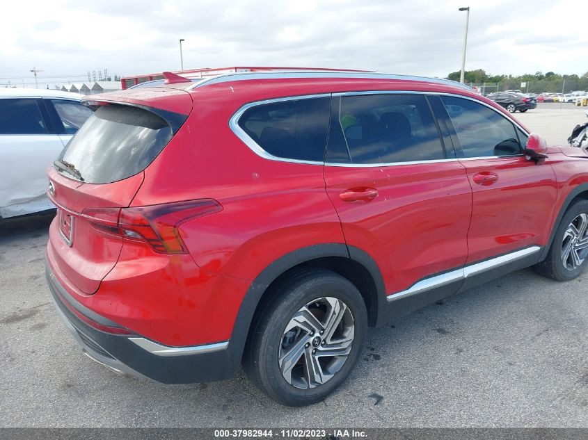 2021 Hyundai Santa Fe Sel VIN: 5NMS24AJ5MH337173 Lot: 37982944