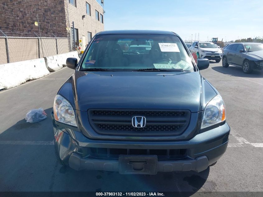 2003 Honda Pilot Lx VIN: 2HKYF18183H611227 Lot: 37983132