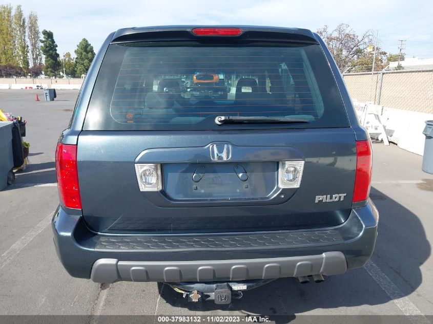 2003 Honda Pilot Lx VIN: 2HKYF18183H611227 Lot: 37983132