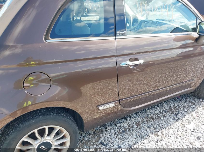 2012 Fiat 500C Lounge VIN: 3C3CFFER7CT385851 Lot: 37983258