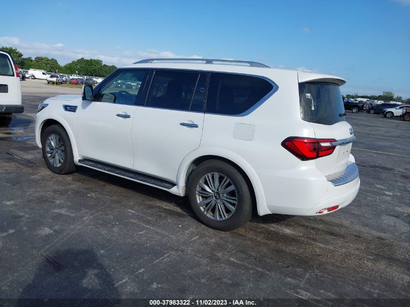 2021 Infiniti Qx80 Luxe VIN: JN8AZ2AF8M9717258 Lot: 37983322