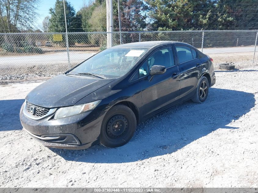 2015 Honda Civic Se VIN: 19XFB2F77FE055937 Lot: 37983446