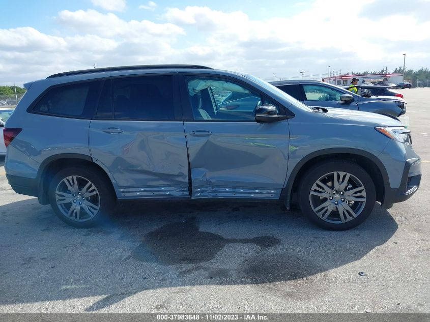 2022 Honda Pilot Awd Sport VIN: 5FNYF6H36NB102866 Lot: 37983648