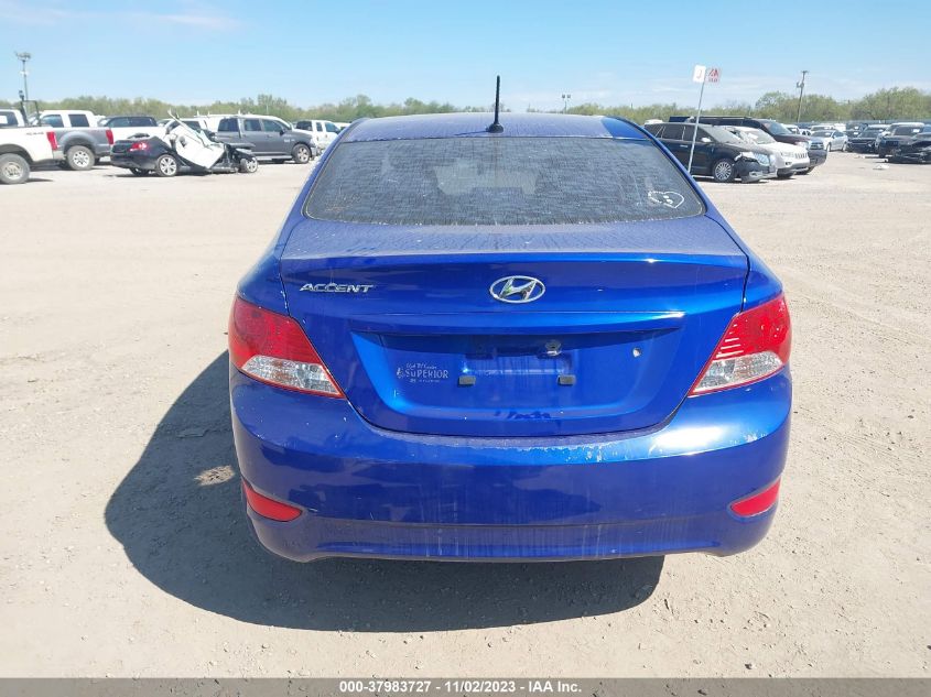 2014 Hyundai Accent Gls/Se VIN: KMHCU4AE8EU632436 Lot: 37983727