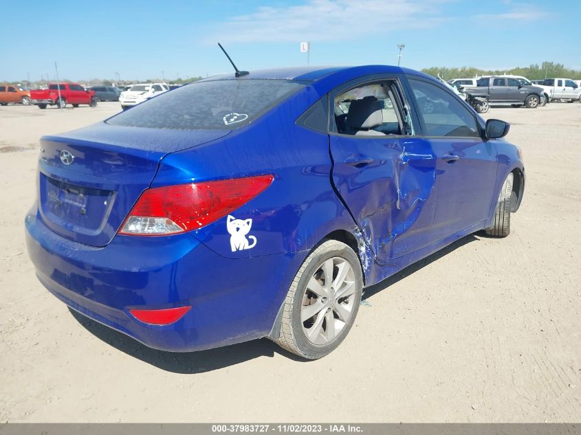 2014 Hyundai Accent Gls/Se VIN: KMHCU4AE8EU632436 Lot: 37983727