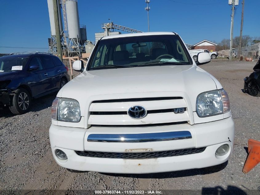 2006 Toyota Tundra Limited V8 VIN: 5TBDT481X6S526180 Lot: 37983744