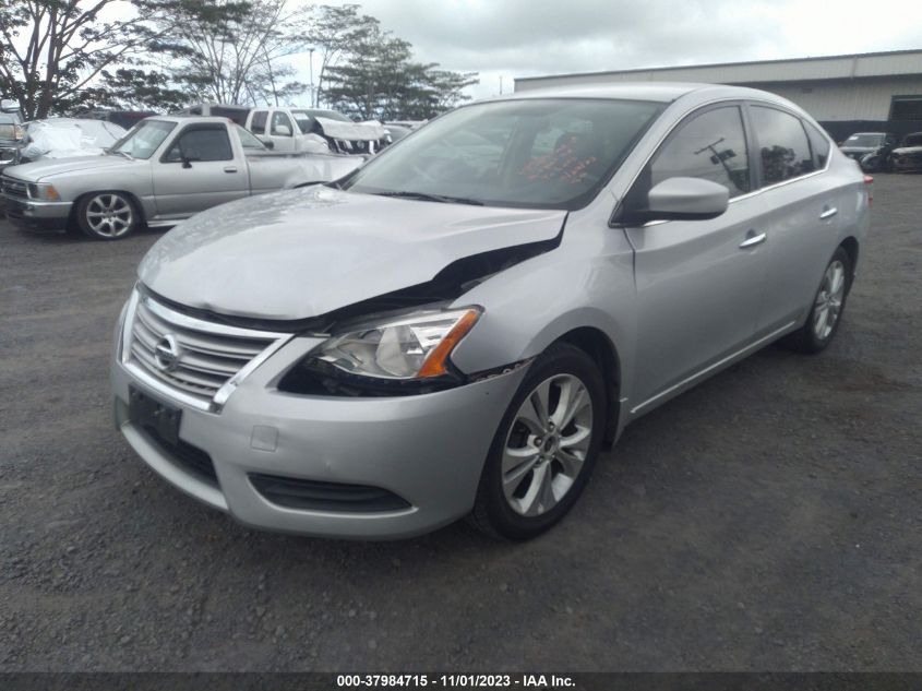 2013 Nissan Sentra Sv VIN: 1N4AB7AP6DN910401 Lot: 37984715