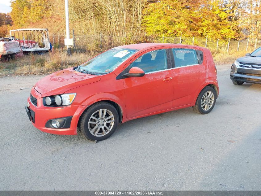 2012 Chevrolet Sonic 2Lt VIN: 1G1JC6SH2C4135584 Lot: 37984720