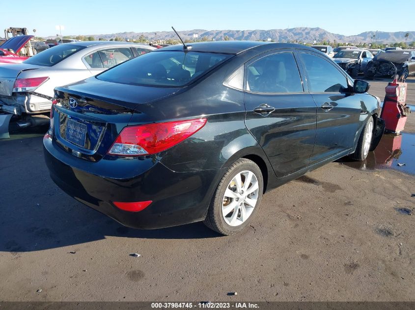 2013 Hyundai Accent Gls VIN: KMHCU4AE1DU583126 Lot: 37984745