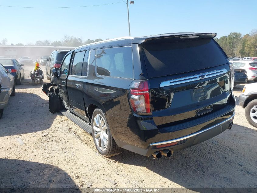 2021 Chevrolet Suburban 4Wd High Country VIN: 1GNSKGKL1MR323582 Lot: 37984819