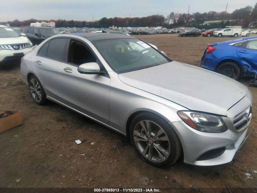 2016 Mercedes-Benz C-Class C 300 VIN: 55SWF4JB0GU113313 Lot: 37985013