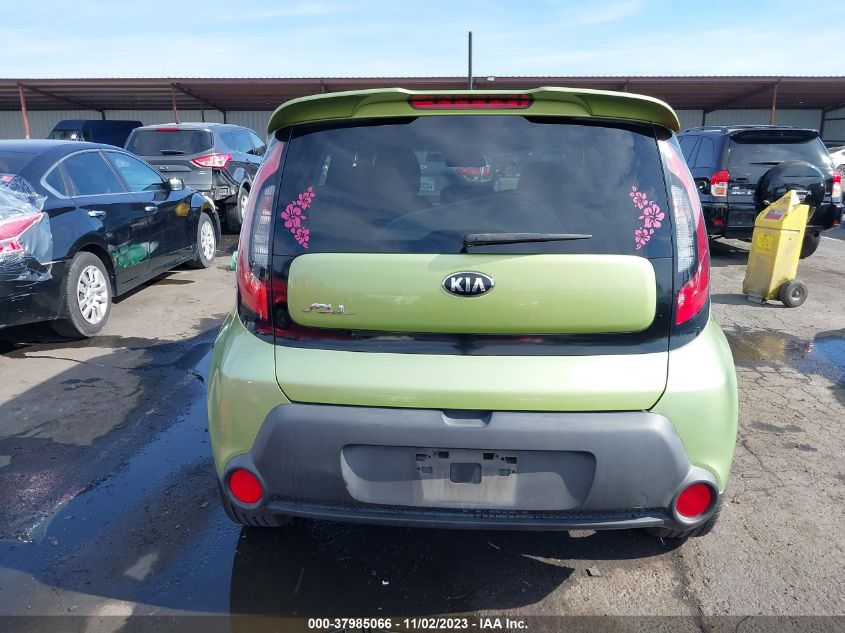 2015 Kia Soul + VIN: KNDJP3A50F7750820 Lot: 37985066