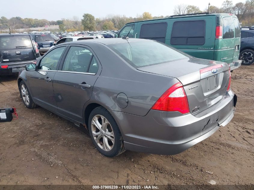 2012 Ford Fusion Se VIN: 3FAHP0HA0CR264566 Lot: 37985239