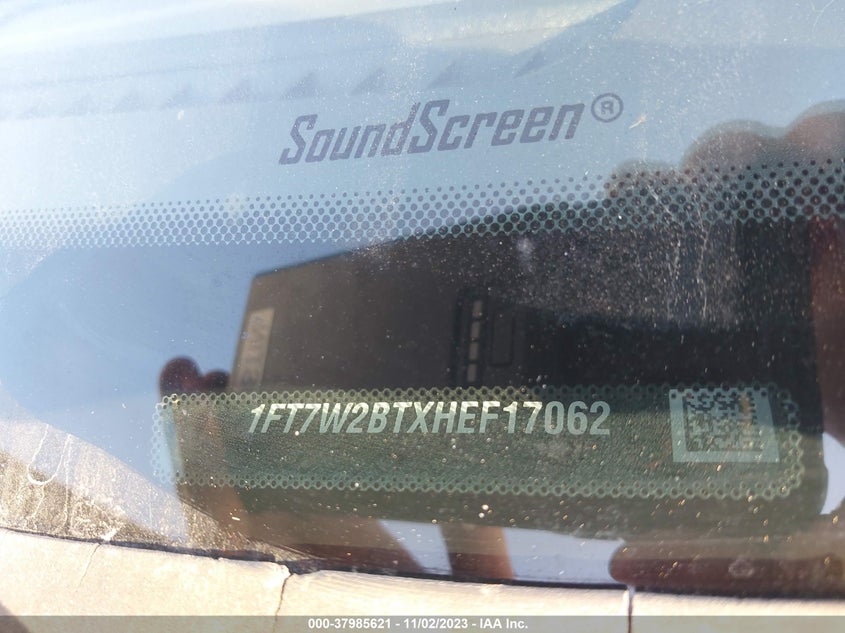 2017 Ford Super Duty F-250 Srw Lariat/Platinum VIN: 1FT7W2BTXHEF17062 Lot: 37985621