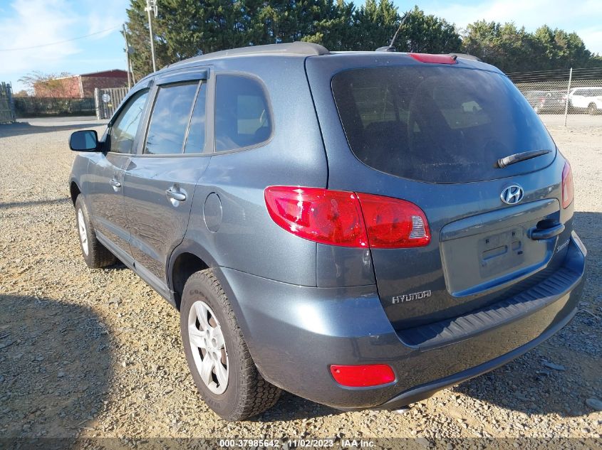 2009 Hyundai Santa Fe Gls VIN: 5NMSG13D19H278119 Lot: 37985642