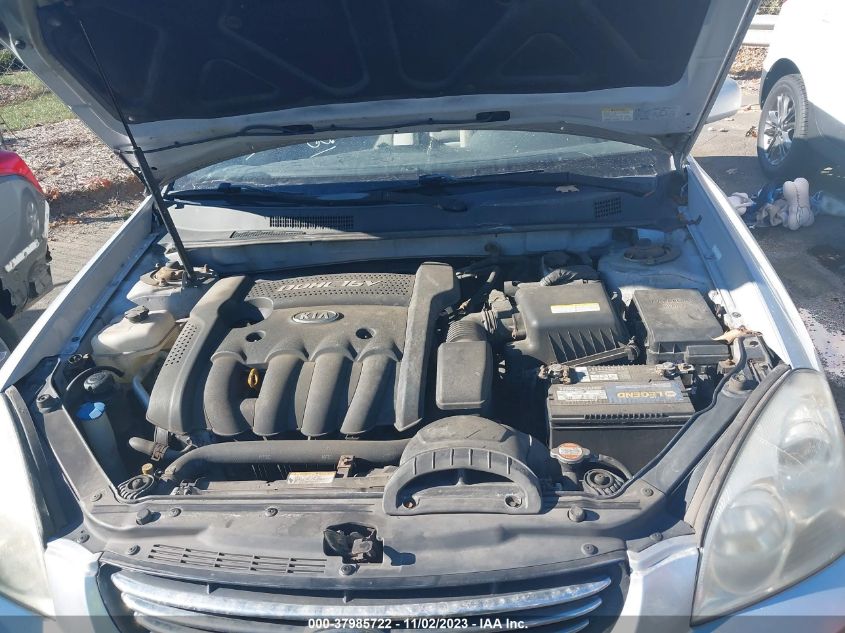 2008 Kia Optima Lx VIN: KNAGE123985269994 Lot: 37985722