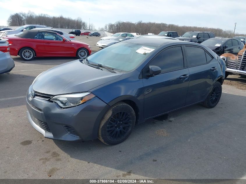 2015 Toyota Corolla Le VIN: 2T1BURHE2FC332845 Lot: 37986104