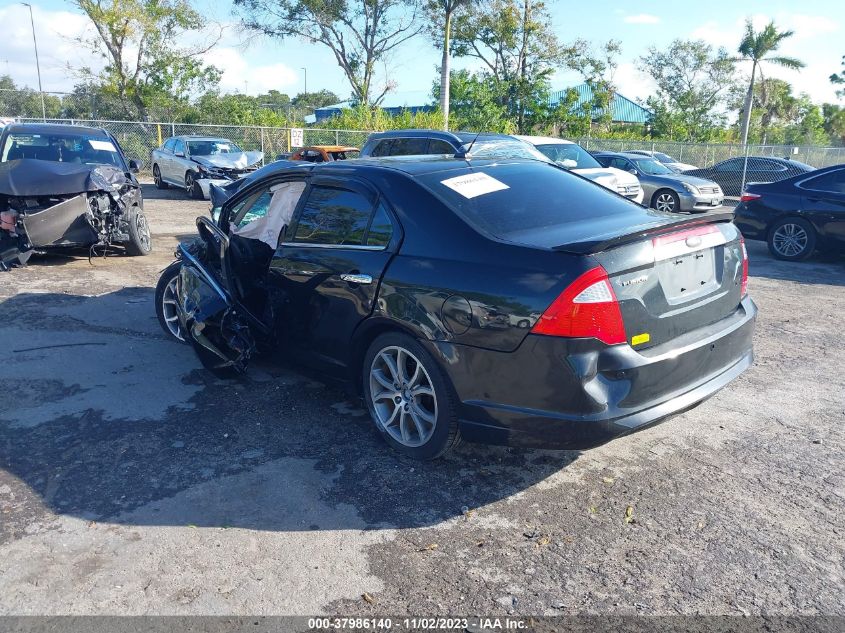 2010 Ford Fusion Sel VIN: 3FAHP0JA8AR324732 Lot: 37986140