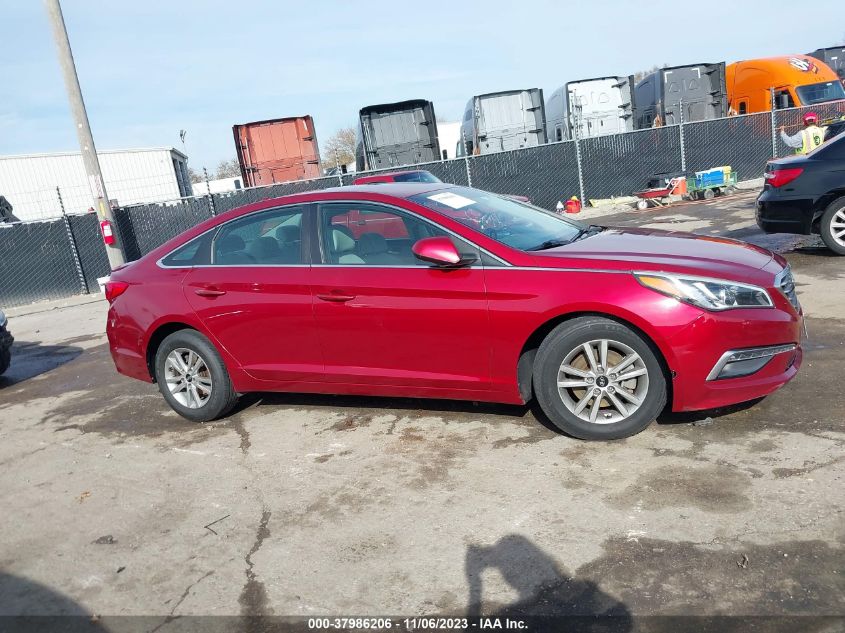 2015 Hyundai Sonata Se VIN: 5NPE24AF7FH007873 Lot: 37986206