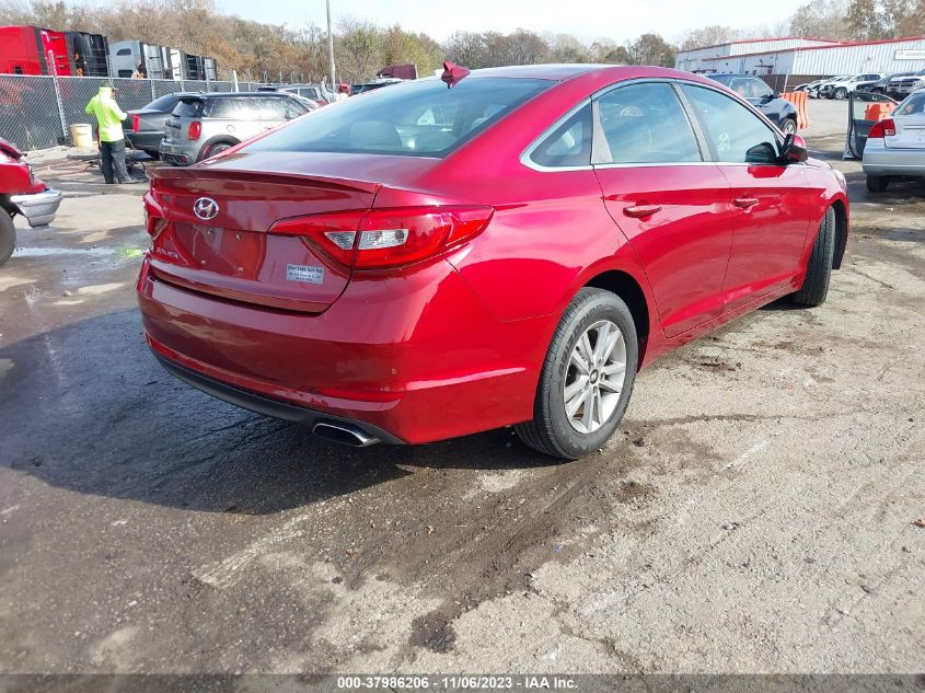 2015 Hyundai Sonata Se VIN: 5NPE24AF7FH007873 Lot: 37986206