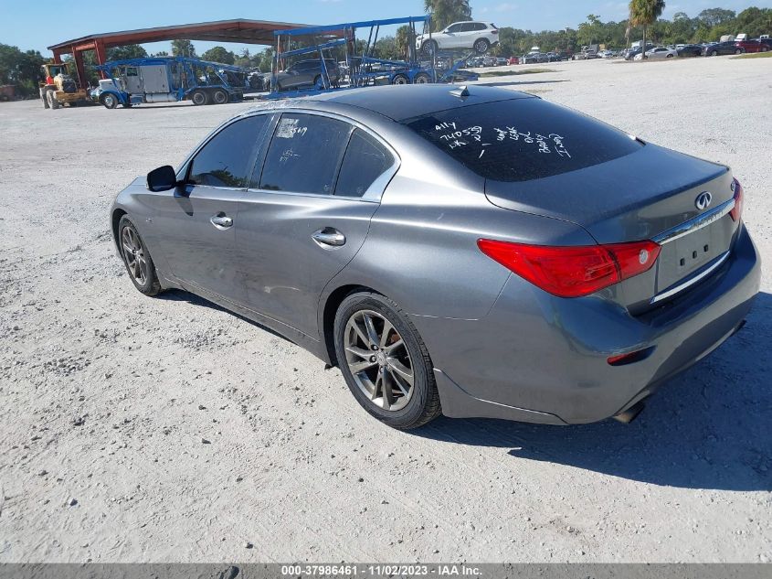 2017 Infiniti Q50 3.0T Signature Edition VIN: JN1EV7AP4HM740539 Lot: 37986461